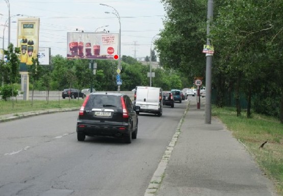 Фото рекламной плоскости по адресу Набережно-Рыбальская ул. - Бандеры пр. (бывш. Московский пр.)