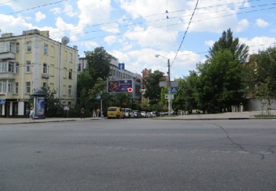 Фото рекламної площини за адресою Большая Васильковская ул. - Ковпака ул.