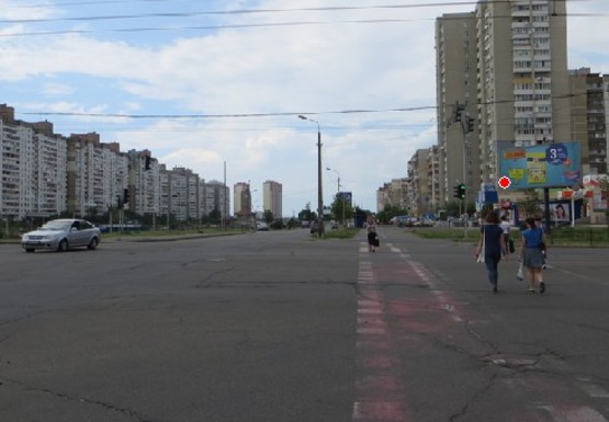 Фото рекламной плоскости по адресу Цветаевой Марины ул., напротив дома 18_78