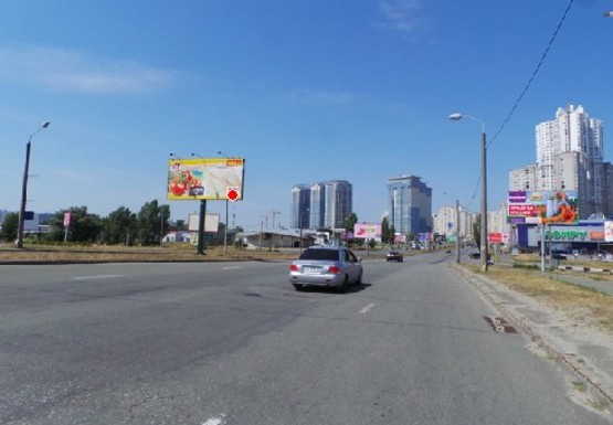 Фото рекламної площини за адресою Днепровская набережная, м. Осокорки