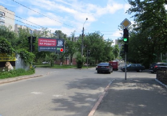 Фото рекламної площини за адресою Татарская ул. - Отто Шмидта ул., 26