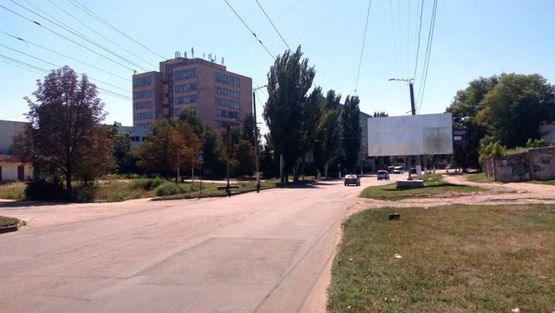 Фото рекламной плоскости по адресу ул. Полтавская угол пер.Сечевой