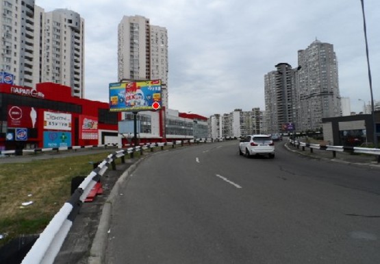 Фото рекламной плоскости по адресу Григоренко Петра пр. - Бажана пр., №4