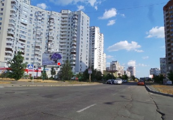Фото рекламної площини за адресою Руденко ул. -  Бажана пр., 24_1