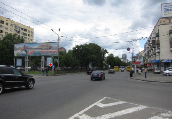Фото рекламной плоскости по адресу Победы пр.