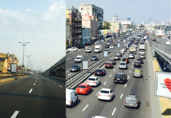 Фото рекламної площини за адресою Набережно-Крещатицкая ул.