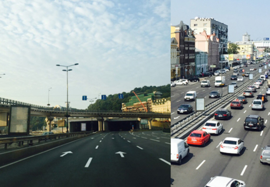 Фото рекламной плоскости по адресу Набережно-Крещатицкая ул.