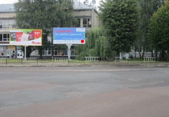 Фото рекламной плоскости по адресу Выговского ул. - Патона ул.