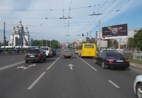 Фото рекламной плоскости по адресу Любинская  ул. - Выговского ул.