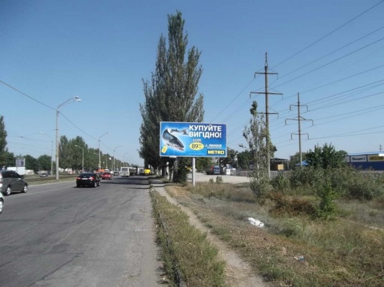 Фото рекламної площини за адресою Донецкое шосе - Петрозаводская ул., АЗС "Принц", в направл. ул. Совхозной