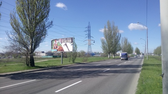Фото рекламной плоскости по адресу Донецкое шосе - Петрозаводская ул., АЗС "Принц", в направл. ул. Передовой