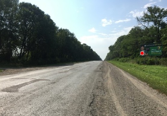 Фото рекламной плоскости по адресу (7) Залещики г.