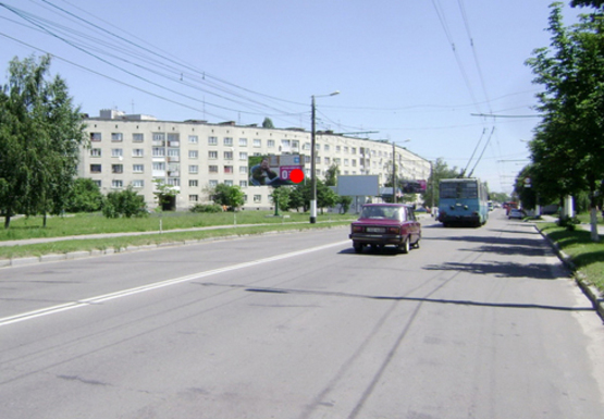 Фото рекламної площини за адресою Чудновская ул., 102