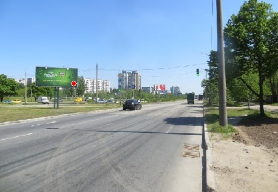 Фото рекламної площини за адресою Набережная магистраль - Украинская ул. (№ 1)