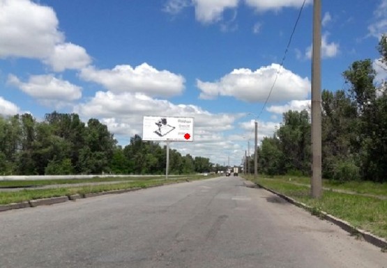 Фото рекламной плоскости по адресу От Усть-Самарского моста к Малиновского ул.