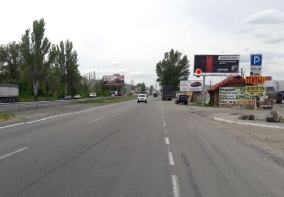 Фото рекламной плоскости по адресу Донецкое шоссе, въезд в город, АЗС "Пропан"