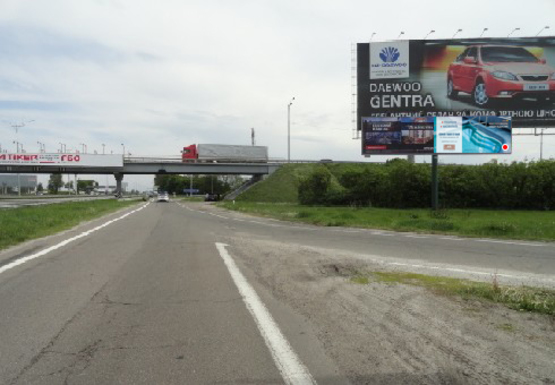 Фото рекламной плоскости по адресу 31,000 км. автомагистрали Киев - Борисполь