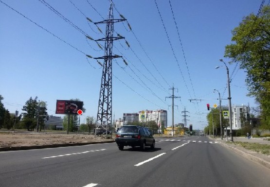 Фото рекламної площини за адресою Московский пр., 199 напротив - Электромеханический пер.