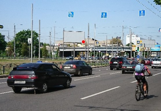 Фото рекламної площини за адресою Московский пр. - Льва Ландау пр.