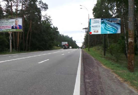 Фото рекламної площини за адресою Столичное шоссе 19км 200м