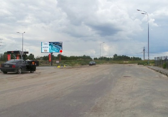 Фото рекламної площини за адресою Григоренка пр. (на разделителе)