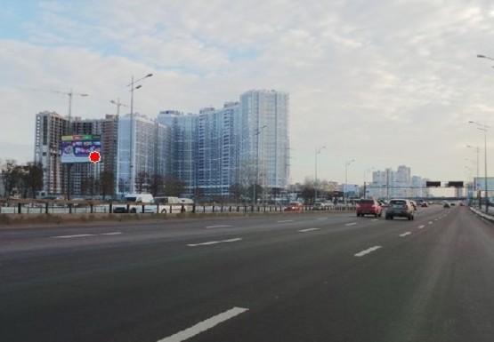 Фото рекламної площини за адресою Бажана пр., 26 (напротив)
