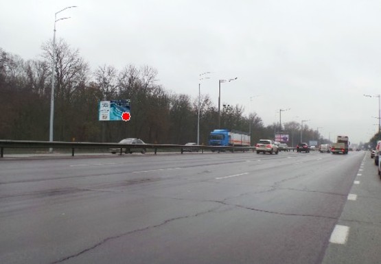 Фото рекламної площини за адресою Столичне шоссе (напротив азс "ШЕЛЛ")