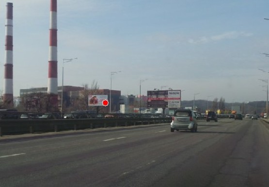 Фото рекламної площини за адресою Промышленная ул. (Южный мост)