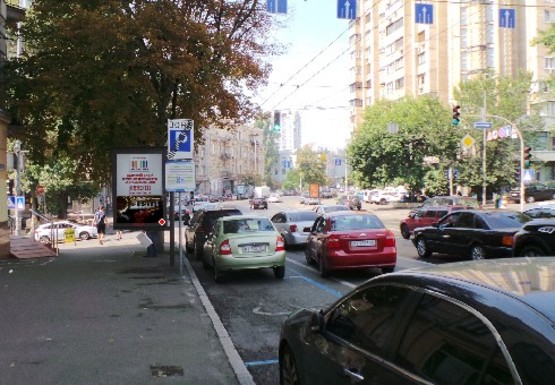 Фото рекламной плоскости по адресу Саксаганского ул., 61