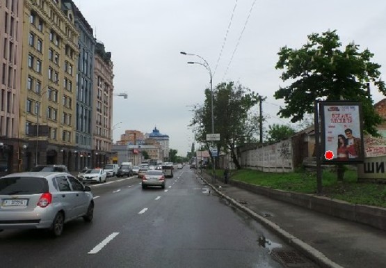 Фото рекламной плоскости по адресу Набережно-Хрещатицкая ул. - Нижний Вал ул., 2