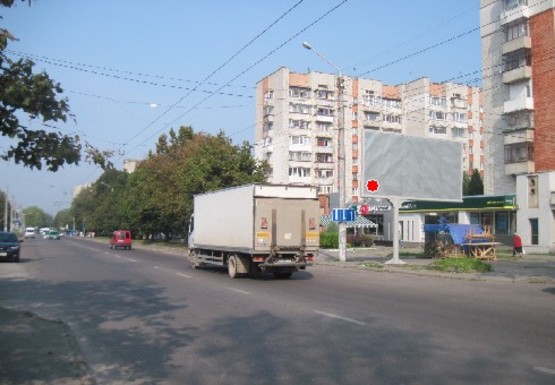 Фото рекламной плоскости по адресу Патона ул., Интер Маркет м-н