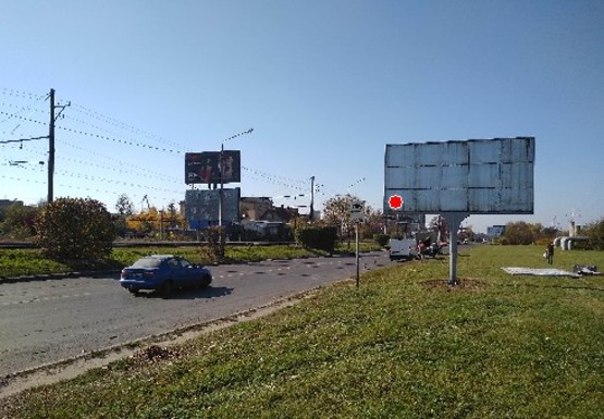 Фото рекламной плоскости по адресу Луганская ул. - Профессора Буйко ул.