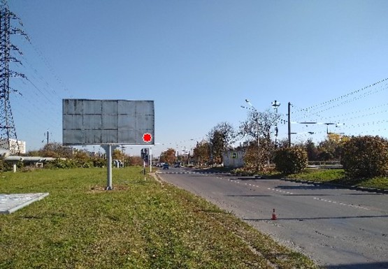 Фото рекламной плоскости по адресу Луганская ул. - Профессора Буйко ул.