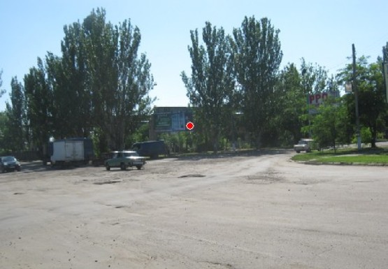 Фото рекламной плоскости по адресу Херсонское шоссе - Новозаводская ул