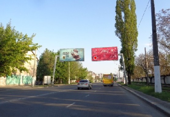 Фото рекламної площини за адресою Люстдорфская дорога, 55 (напротив)