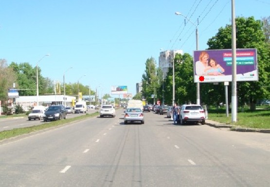 Фото рекламної площини за адресою Небесной Сотни пр., 37/3