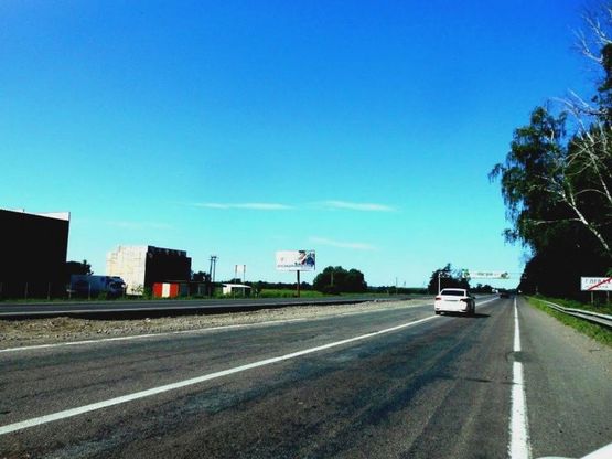 Фото рекламной плоскости по адресу смт. Глеваха, траса М-05 Київ-Одеса, км 29+280 ліво