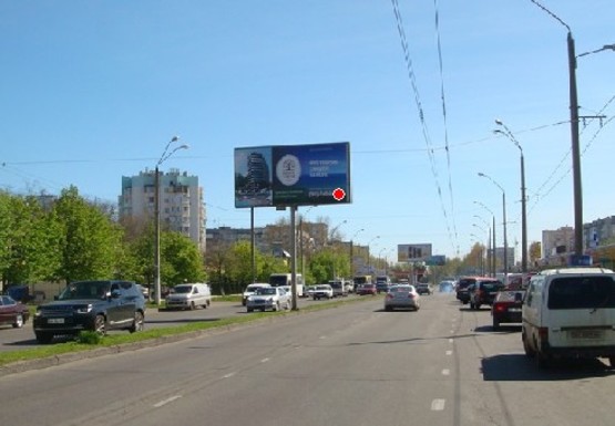 Фото рекламної площини за адресою Небесной Сотни пр., 47/3 Б