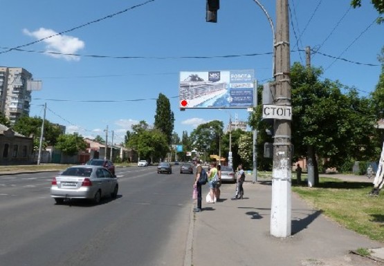 Фото рекламної площини за адресою Люстдорфская дорога, 23б