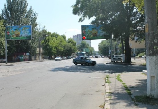 Фото рекламной плоскости по адресу Прохоровская ул., 4а