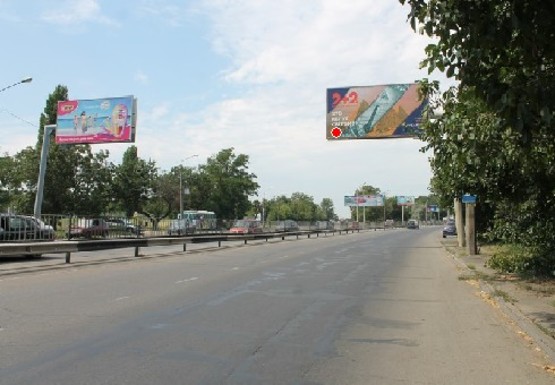 Фото рекламної площини за адресою Овидиопольськая дорога, Клеверний мост (№3)