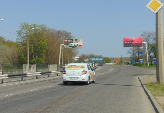 Фото рекламной плоскости по адресу Овидиопольськая дорога, Клеверний мост (№3)