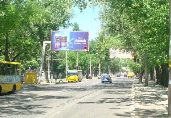 Фото рекламної площини за адресою Добровольского пр., 55 - 10-я Суворовская ул.