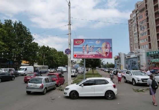 Фото рекламной плоскости по адресу Небесной Сотни пр., 3А