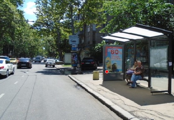 Фото рекламной плоскости по адресу Шевченко пр., 6/2 - Гагарина пр.,  (остановка)