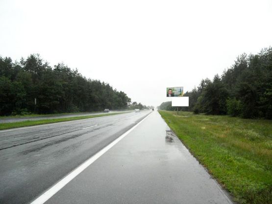Фото рекламной плоскости по адресу Чернігівська траса, М-01, км 46+200 ліво, с. Богданівка, 2 км до поворота на Нову Богданівку