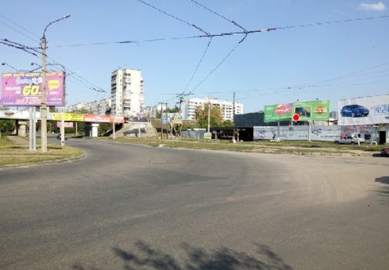 Фото рекламной плоскости по адресу Одесская ул. - Грушевского ул. (справа)