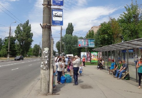 Фото рекламної площини за адресою Киевская ул., 158