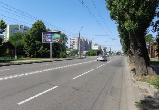 Фото рекламной плоскости по адресу Немировское шоссе - Учительская ул.