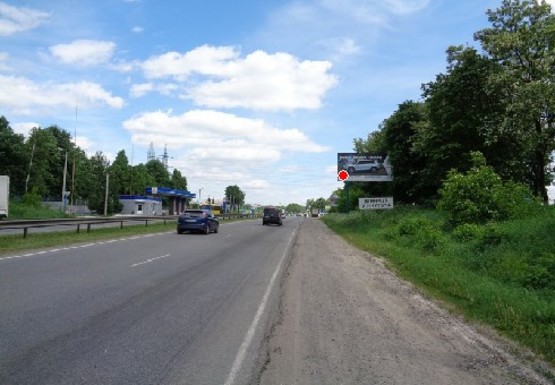 Фото рекламной плоскости по адресу Хмельницкое шоссе, въезд в город